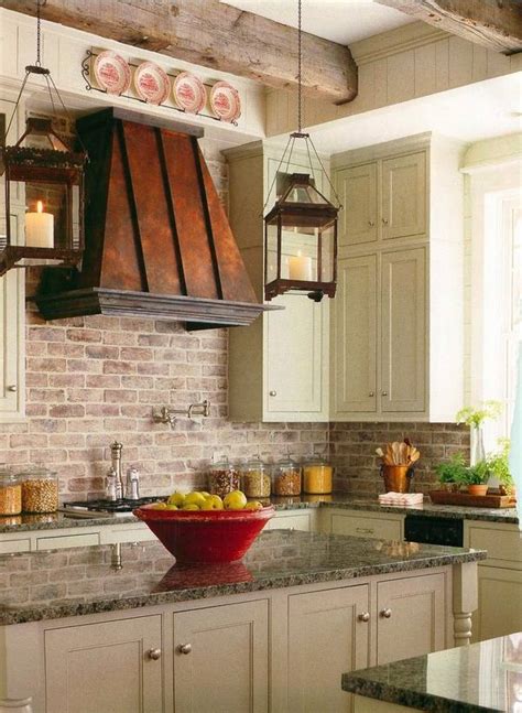 Brick Backsplash Ideas A Charming Rustic Touch In The Interior