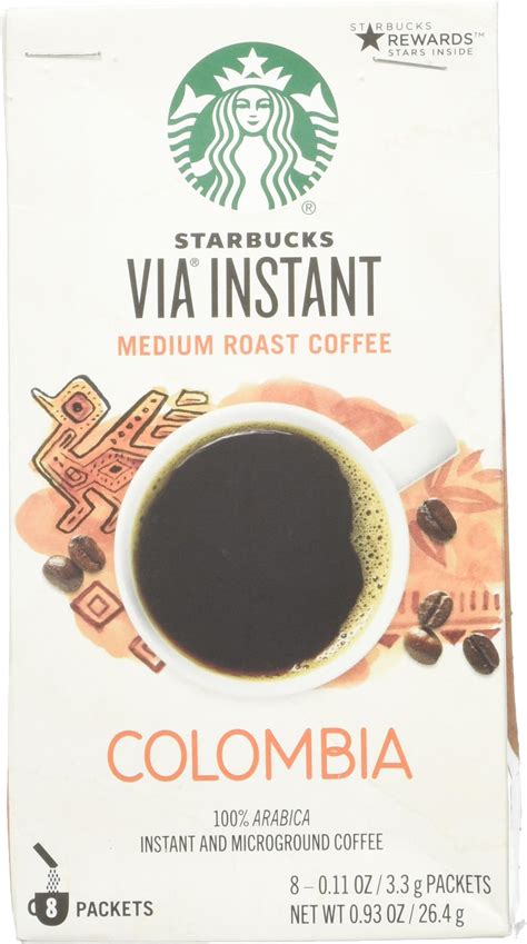 Amazon Starbucks Via Instant Coffee Dark Roast Coffee Italian