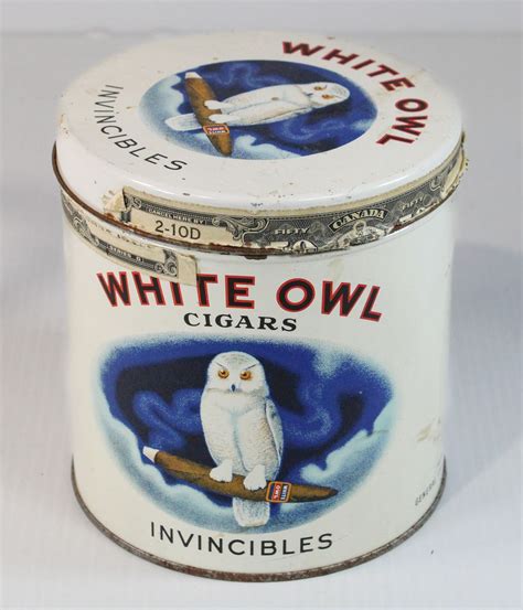 Vintage White Owl Cigars Tin