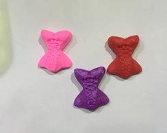 lembrancinha chá de lingerie bloquinho corpete scrapbook Elo