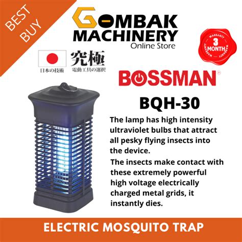 Bossman Bqh Watt Electric Mosquito Trap Lazada