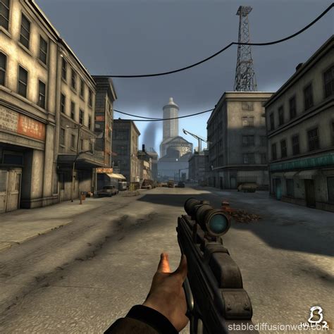 Half Life 2 Beta City 17 Landscape Stable Diffusion Online