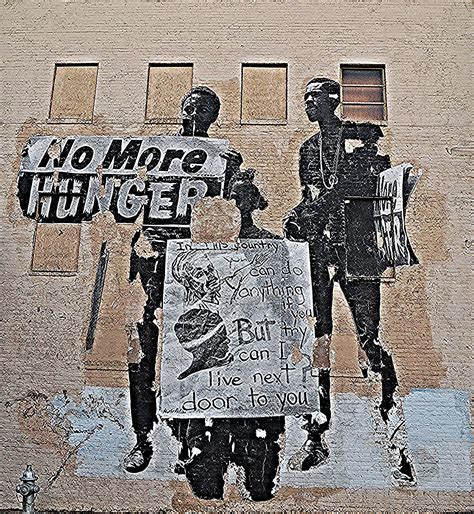 No More Hunger By JR Street Art Cities