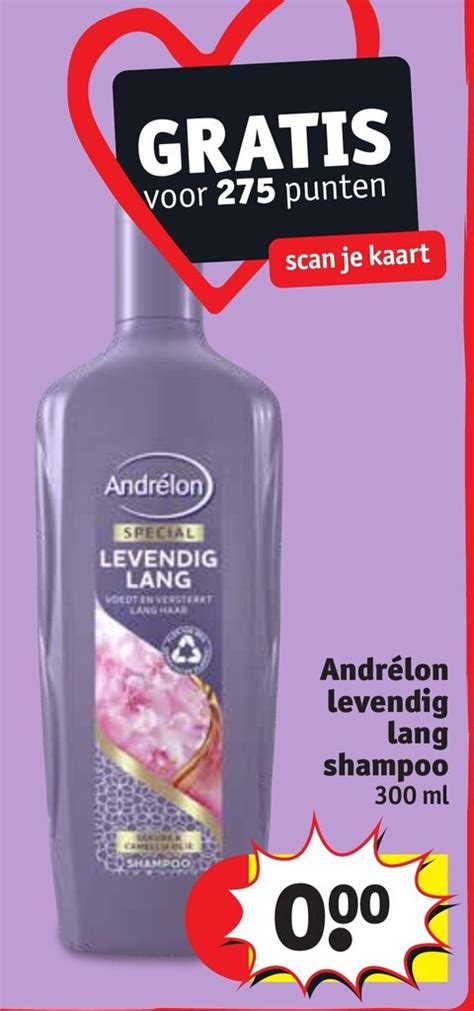 Andr Lon Levendig Lang Shampoo Ml Aanbieding Bij Kruidvat