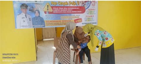 Pustu Desa Teluk Pinang Suskse Gelar Kegiatan Sub PIN Polio LancangKuning