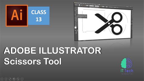 How To Use The Scissors Tool In Adobe Illustrator Adobe Illustrator