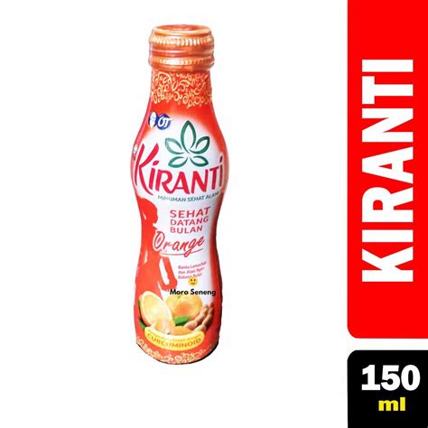 Jual KIRANTI MINUMAN SEHAT DATANG BULAN ORANGE 150ml Shopee Indonesia