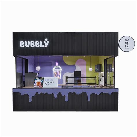 Outside Mall Food Kiosk Bubble Tea Booth Design For Sale Mall Kiosk