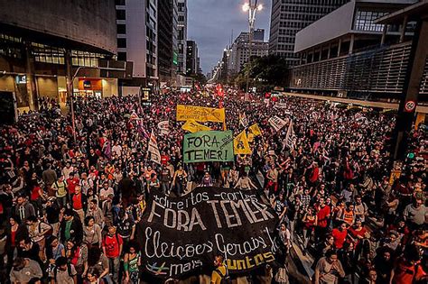 Frentes Brasil Popular E Povo Sem Medo Convocam Ato Contra Geral