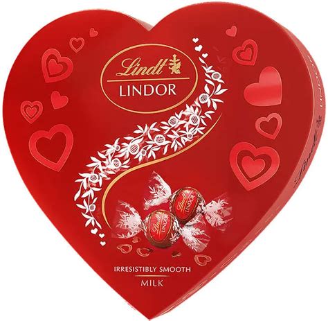 Шоколадови бонбони сърце различни видове Lindt Lindor Kaufland