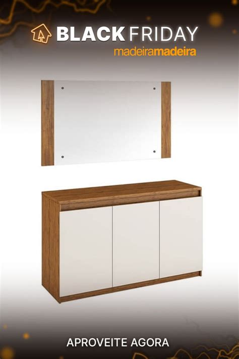 Aparador Buffet Onix Viero Espelho Imbuia Off White Viero M Veis