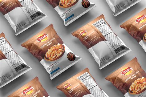 Chips packaging design on Behance