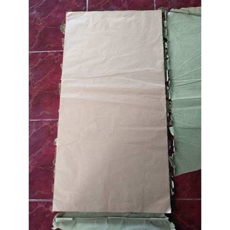 Jual Kertas Layangan Tissue Coklat Polos 18 Gsm 50 Lembar Shopee