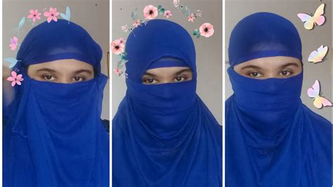 Tight Face Cover Hijab Tutorials By Chiffon Dupatta Within Min