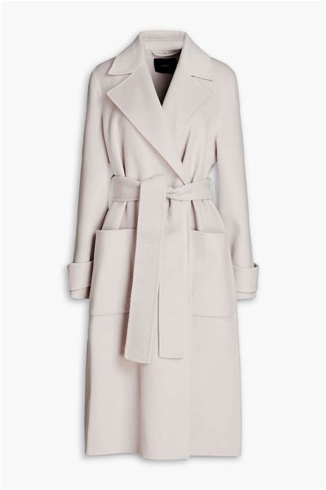 Joseph Arline Belted Wool And Cashmere Blend Felt Coat The Outnet