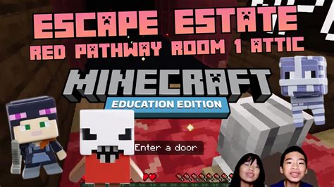 How To Code Escape Estate Red Pathway Room Attic In Minecraft