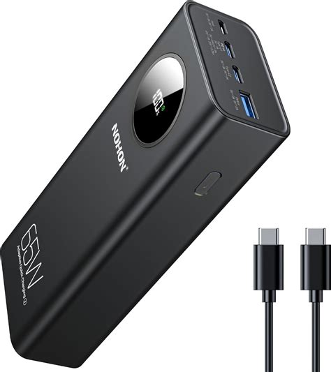 NOHON 65W Power Bank 26800mAh Powerbank Caricatore Portatile Ricarica