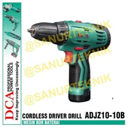 Jual Mesin Bor Obeng Baterai Atau Cordless Driver Drill DCA ADJZ10 10B