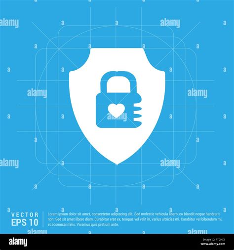 Vector Shield Lock Icon Stock Vector Image And Art Alamy