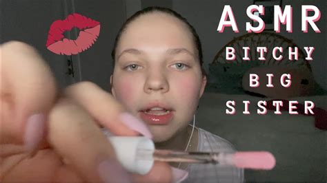 Asmr Big Sister Does Your Makeup Youtube