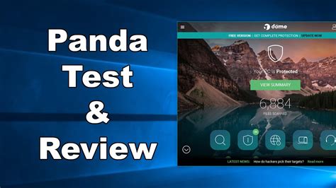 Panda Free Antivirus Test And Review 2019 Antivirus Security Review Youtube