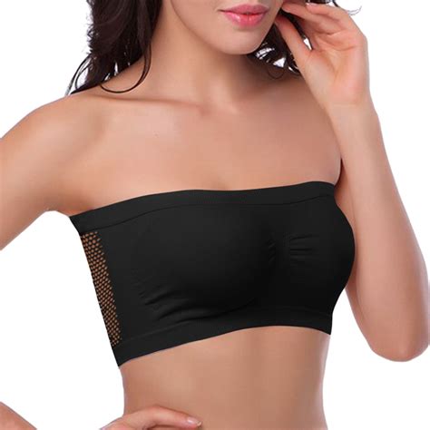 Bralettes For Women Non Padded Bandeau Bra Wire Strapless Convertible