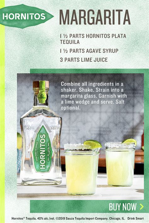 Hornitos Plata Tequila Margarita Drinks Alcohol Recipes Tequila