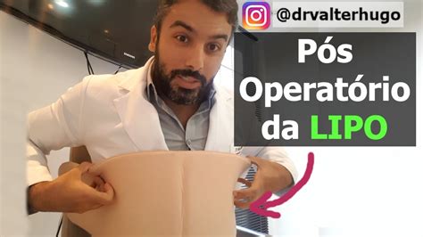 LIPOASPIRAÇÃO Pós Operatório Cinta e Drenagem Linfatica YouTube