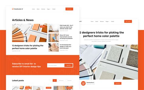 Constructor X Construction Html Responsive Website Template