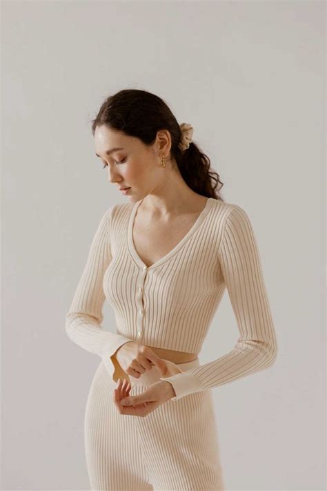 DOUBLEWOOT DAREIONI TOP NUDE Women S Fashion Tops Longsleeves On Carousell