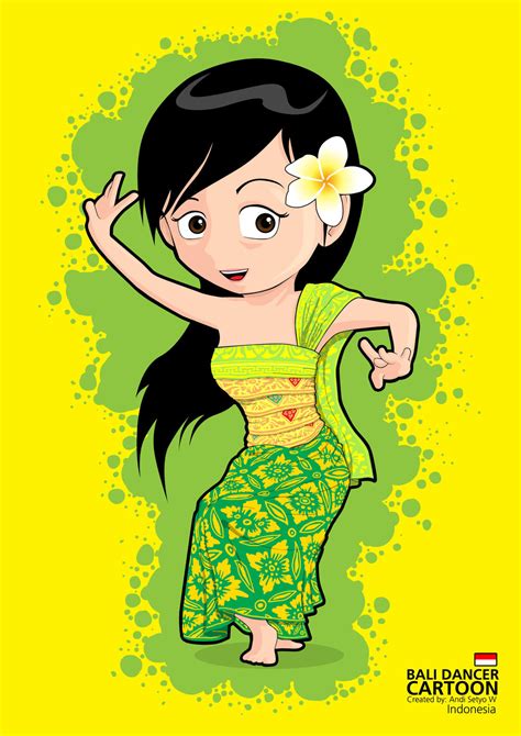 Bali Dancer Cartoon By Openlite On Deviantart