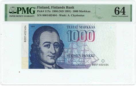 1000 Markkaa Finland Numista