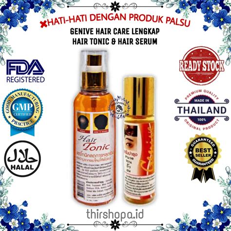 Jual READY ORIGINAL GENIVE HAIR CARE THAILAND LENGKAP HAIR TONIC