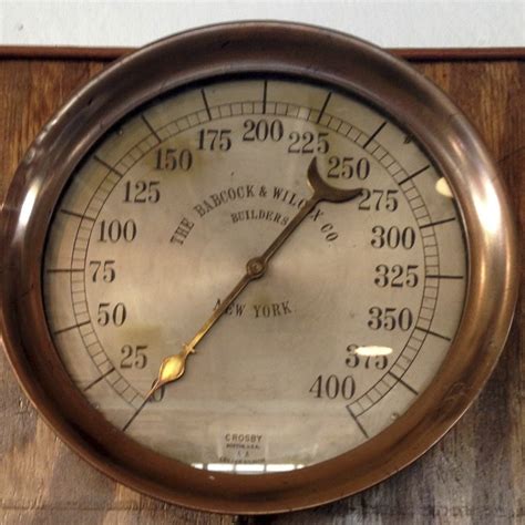 Crosby Steam Pressure Gauge – New England Wireless & Steam Museum