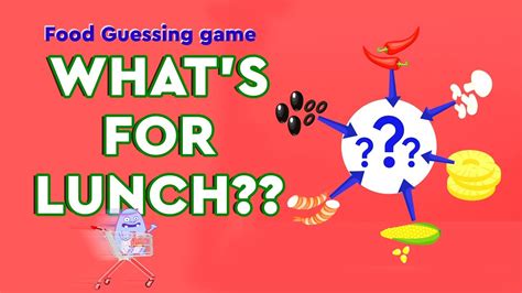 Food Guessing Game What S For Lunch ENG YouTube