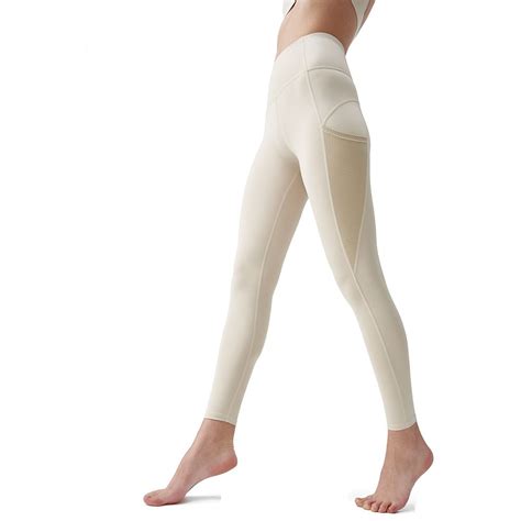 Born Living Yoga Arya Leggings High Waist Beige Traininn