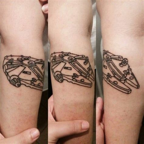 My Brand New Millenium Falcon Tattoo Tattoo Starwars Falcon