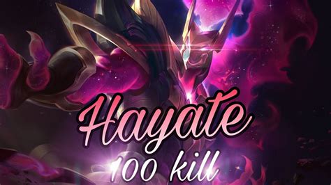 Hayate 100 Kill RoV Montage RudyRoXy YouTube