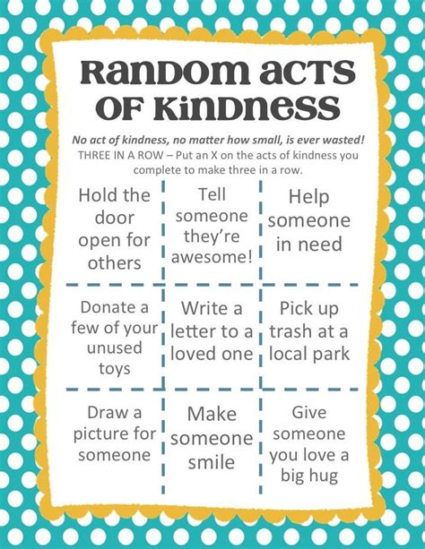 Create The Good Random Acts Of Kindness