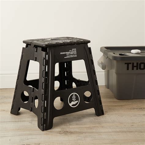 Neighborhood Srl Large Folding Stool Black End Dk