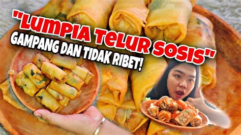 Cuma Bahan Kulit Lumpia Dan Telur Akan Menghasilkan Cemilan Yang