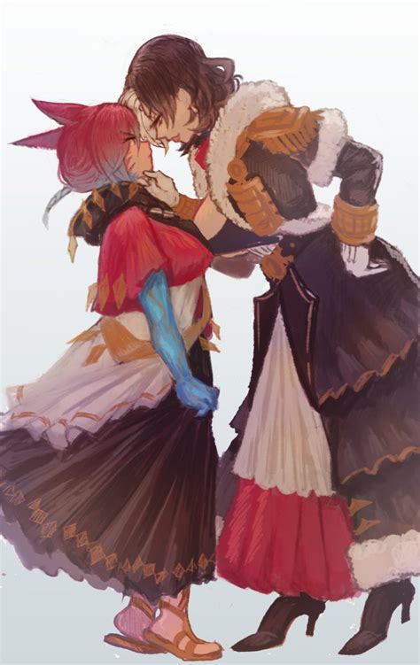 Hag FFXIV big tits anime whatever on Twitter RT goldfishu nyota 女体化 this was one