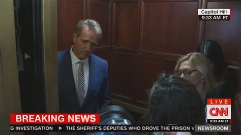 Watch Survivors Confront Jeff Flake Moments After He Announced Hell