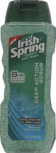 Irish Spring Deep Action Scrub Body Wash Fl Oz Kroger