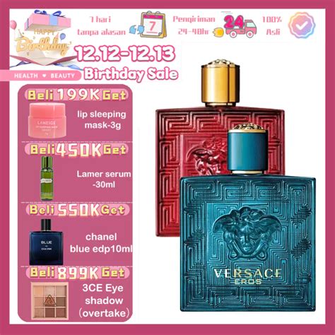 Jual Versace Eros Parfum Versace Love Ross Eros Men S Perfume Original