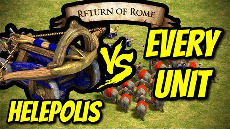 HELEPOLIS Vs EVERY UNIT Return Of Rome AoE II DE YouTube