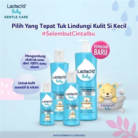 Jual LACTACYD BABY BODY HAIR WASH GENTLE CARE EXTRA MILKY ACTIVE