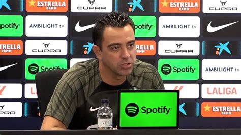 Barcelona no ha sido ayudado por los árbitros afirma molesto Xavi