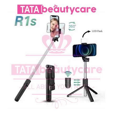 Jual 200gr T872 Tongsis R1S Selfie Stick Tripod Bluetooth Tomsis