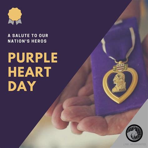 On This Day We Honor Purple Heart Recipients For Their Incredible